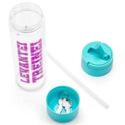 Garrafa Com Pote 700Ml - Musa Fitness