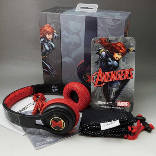 Headphone Marvel Collectors Edition Black Widow