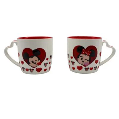 Kit 02 Canecas 300Ml - Mickey E Minnie