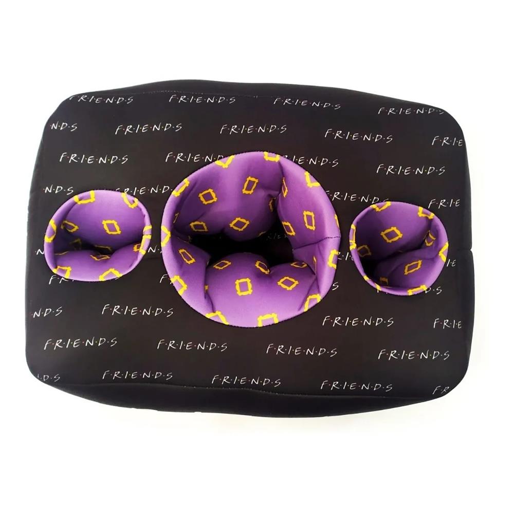 Kit Almofada Pipoca Friends 45X25x37cm - Fibra Poliéster
