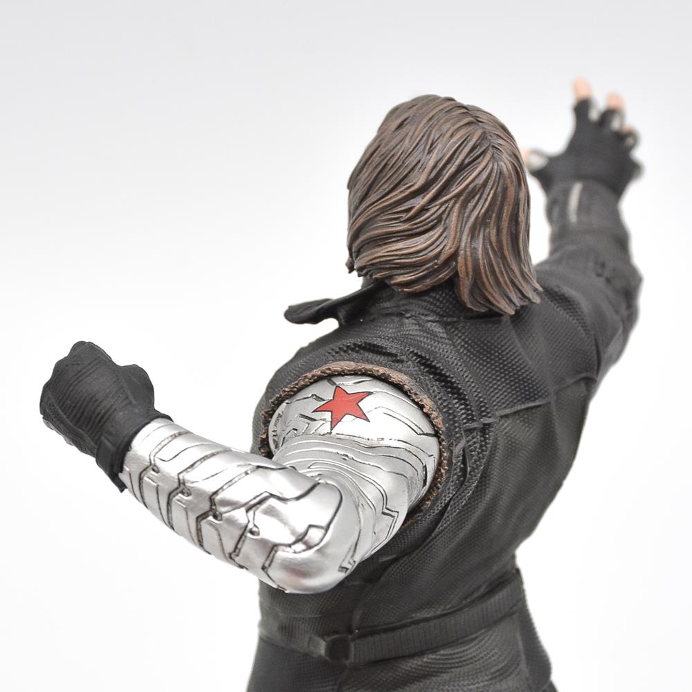 Marvel Civil War Winter Soldier 1/10 Art Scale - Iron Studios (Exposição)