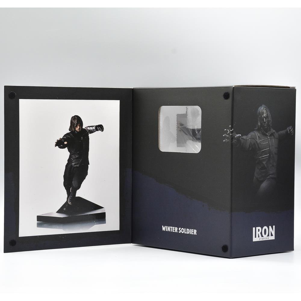 Marvel Civil War Winter Soldier 1/10 Art Scale - Iron Studios (Exposição)