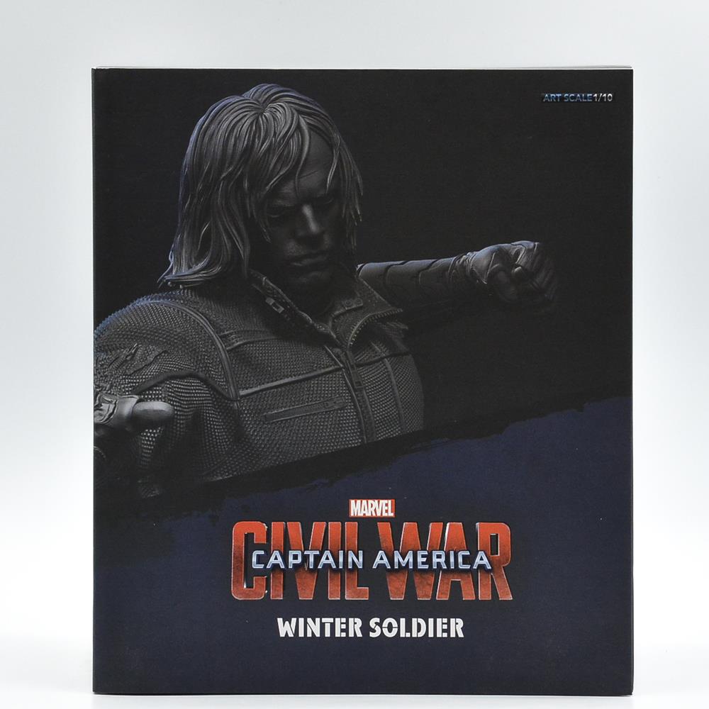 Marvel Civil War Winter Soldier 1/10 Art Scale - Iron Studios (Exposição)