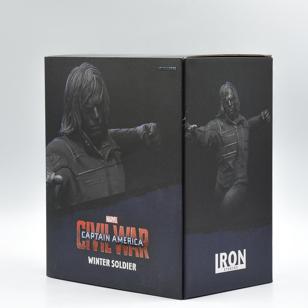 Marvel Civil War Winter Soldier 1/10 Art Scale - Iron Studios (Exposição)