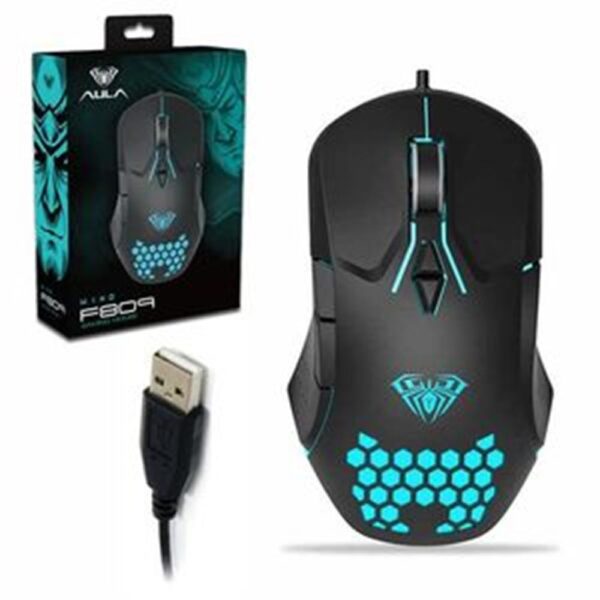 Mouse Gamer Aula Wind F809