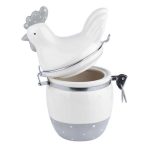 Pote Hermetico Ceramica – Galinha (Sem Caixa) Pote Hermetico Ceramica - Galinha (Sem Caixa)