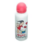 Squeeze Aluminio 500Ml - Mônica & Hello Kitty