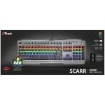 Teclado Mecanico Gamer Trust Gxt 877 Scarr Teclado Mecanico Gamer Trust Gxt 877 Scarr