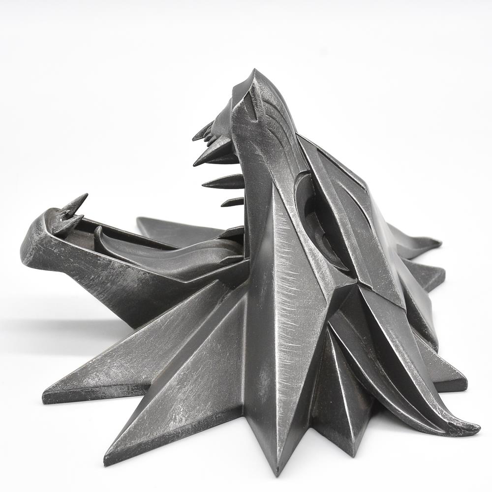 The Witcher Wild Hunt: Witcher Wolf Wall Sculpture - Dark Horse (Exposição)