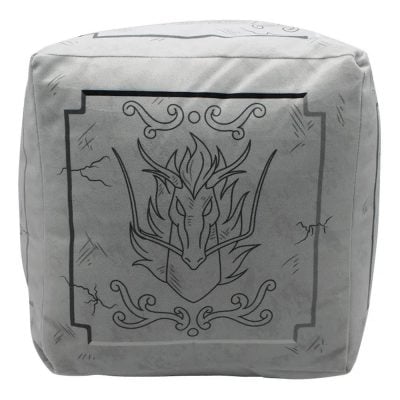 Almofada Cavaleiros Do Zodiaco Formato Urna - Fibra Poliester
