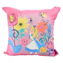 Almofada Disney Alice Floral - Fibra Veludo