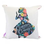 Almofada Disney Alice Floral – Fibra Veludo Almofada Disney Alice Floral - Fibra Veludo