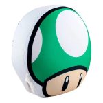 Almofada Mario Formato Cogumelo Up Verde - Microperolas