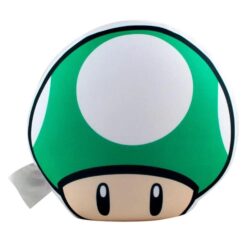Almofada Mario Formato Cogumelo Up Verde - Microperolas