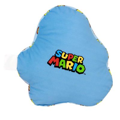 Almofada Mario Formato Mario Evergreen - Fibra Veludo
