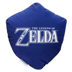 Almofada Zelda Formato Escudo Link - Fibra Veludo
