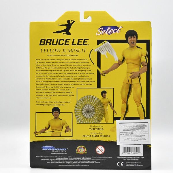 Bruce Lee Yellow Jump Suit Select - Diamond
