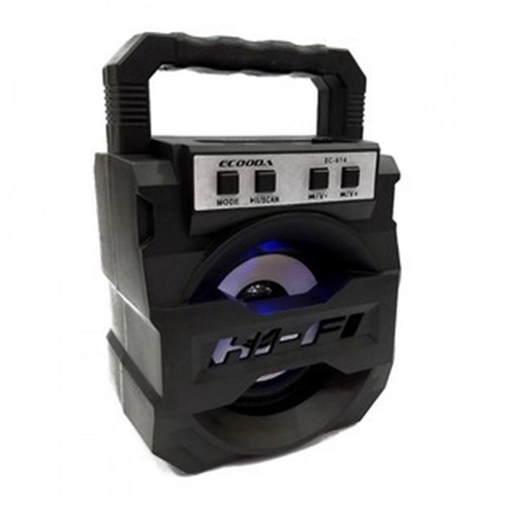 Caixa De Som Bluetooth Portátil 6W Ecooda Ec-614