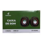 Caixa De Som Usb Golden Ultra Gt-Pc08a Para Pc / Notebook