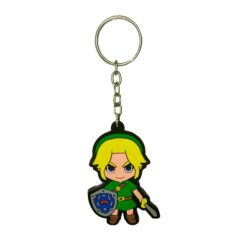 Chaveiro Emborrachado Nintendo Zelda Link