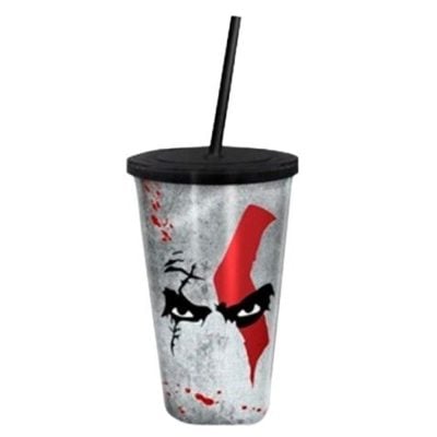 Copo Canudo 500Ml - God Of War