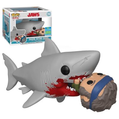 Funko Pop Movies - Jaws Shark Biting Quint 760 (Exclusive 2019 Summer Convention) (Sized)