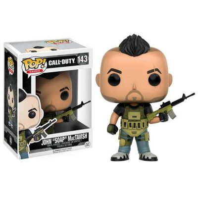 Funko Pop Games - Call Of Duty Msgt. John Soap Mactavish 143 (Vaulted)