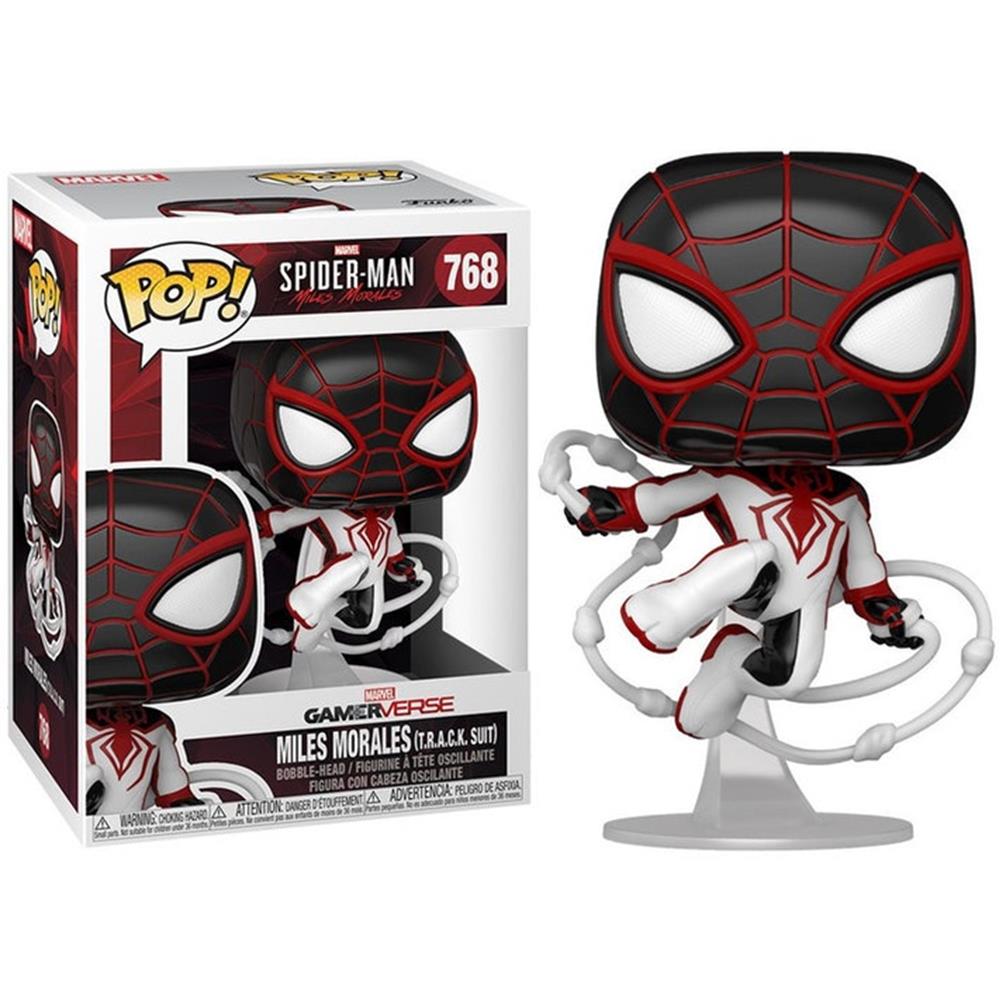 Funko Pop Games - Marvel Spider Man Miles Morales 768 (T.R.A.C.K Suit)