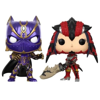 Funko Pop Games - Marvel Vs Capcom Black Panther Vs Monter Hunter (Vaulted)