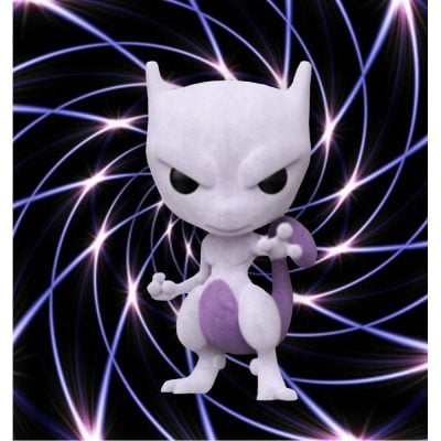Funko Pop Games - Pokemon Mewtwo 581 (Flocked) (2020 Summer Convention Limited Edition Exclusive)