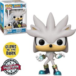 Funko Pop Games - Sonic The Hedgehog Sonic Silver 633 (Special Edition) (Glows In The Dark)