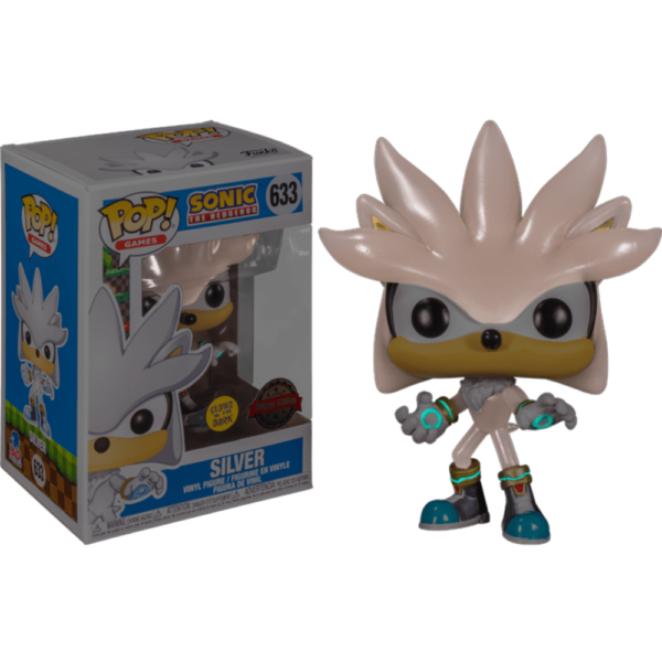 Funko Pop Games - Sonic The Hedgehog Sonic Silver 633 (Special Edition) (Glows In The Dark)