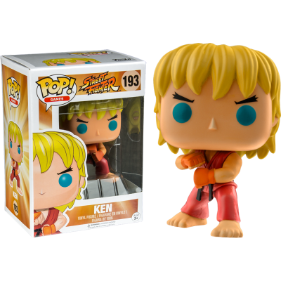 Funko Pop Games - Street Fighter Ken 193 (Special Attack) (Vaulted) #1