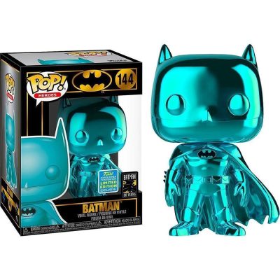 Funko Pop Heroes - Batman 80 Years Batman 144 (Teal Chrome) (Exclusive 2019 Summer Convention) #1