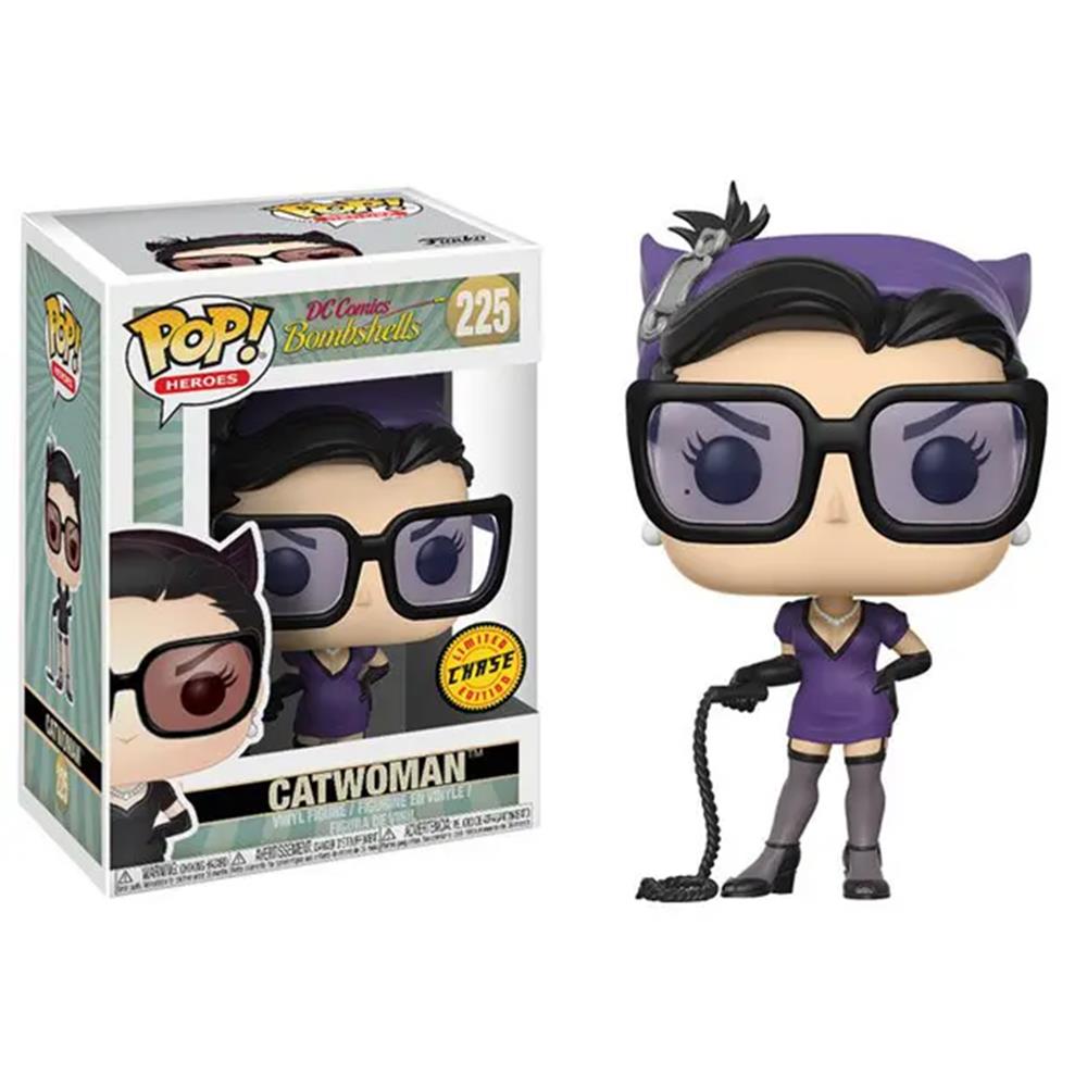 Funko Pop Heroes - Dc Comics Bombshells Catwoman 225 (Chase) (Purple) (Vaulted) #1