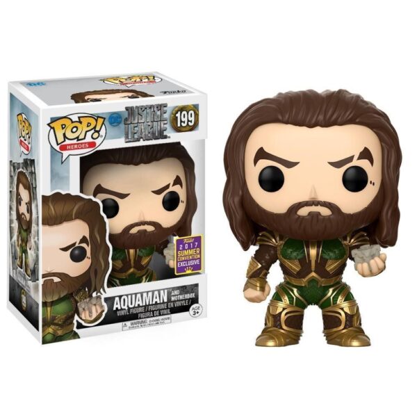 Funko Pop Heroes - Dc Justice League Aquaman And Motherbox 199 (Motherbox) (2017 Exclusive Summer Convention) (Vaulted) #2