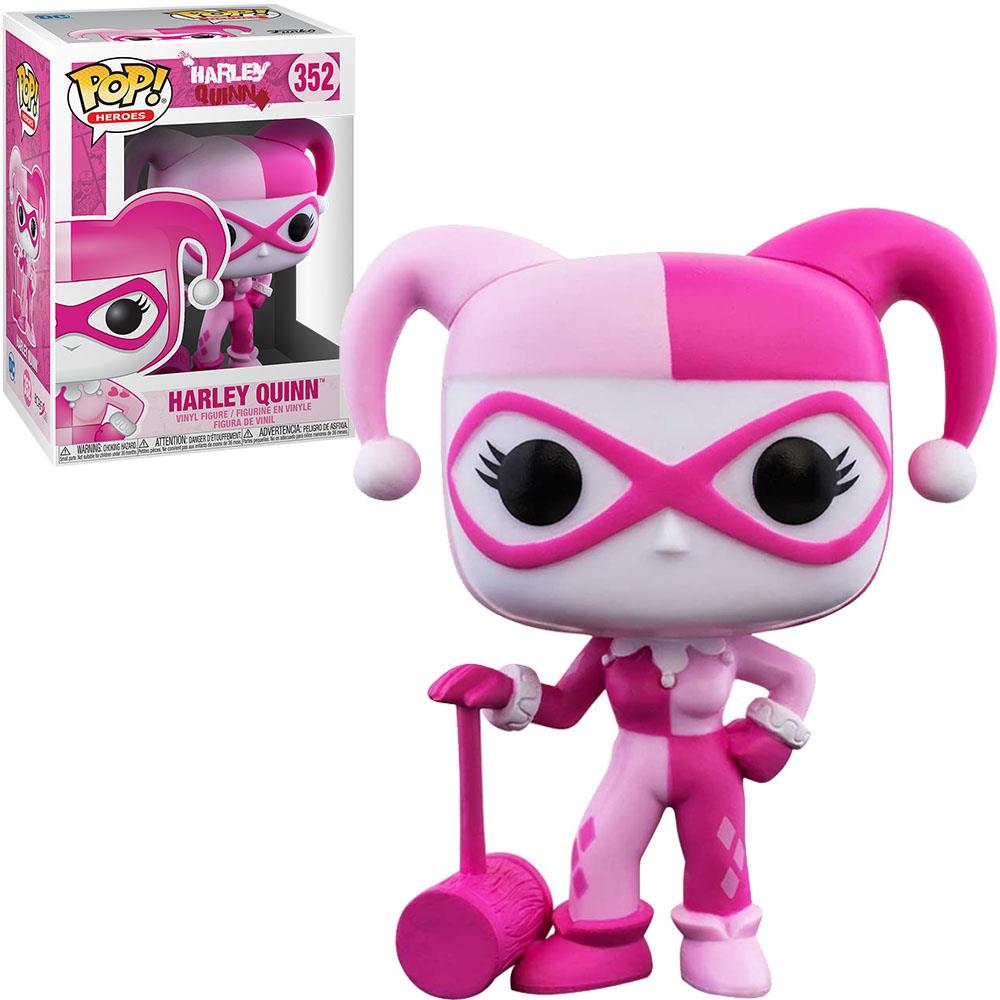 Funko Pop Heroes – Dc Super Heroes Harley Quinn 352 (Breast Cancer Awareness) (Vaulted) Funko Pop Heroes - Dc Super Heroes Harley Quinn 352 (Breast Cancer Awareness) (Vaulted)