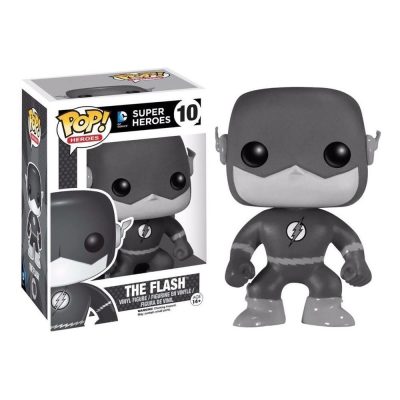 Funko Pop Heroes - The Flash 10 (Black And White) (Vaulted)
