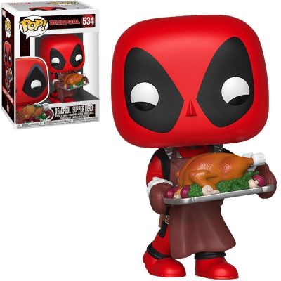 Funko Pop Marvel - Deadpool 534 (Supper Hero) (Com Peru De Natal)