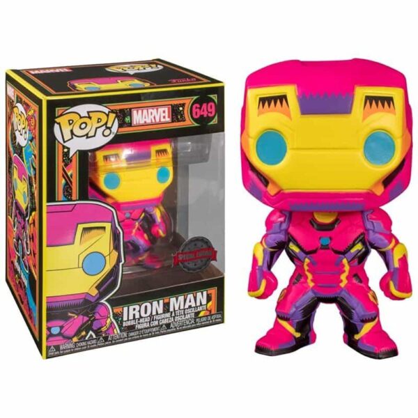 Funko Pop Marvel - Iron Man 649 (Special Edition) (Black Light Neon)