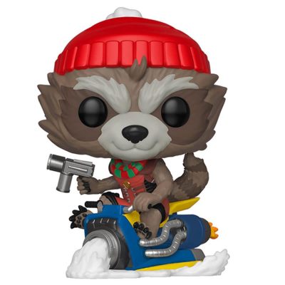 Funko Pop Marvel - Rocket Holiday 531 (Snowmobile) #1