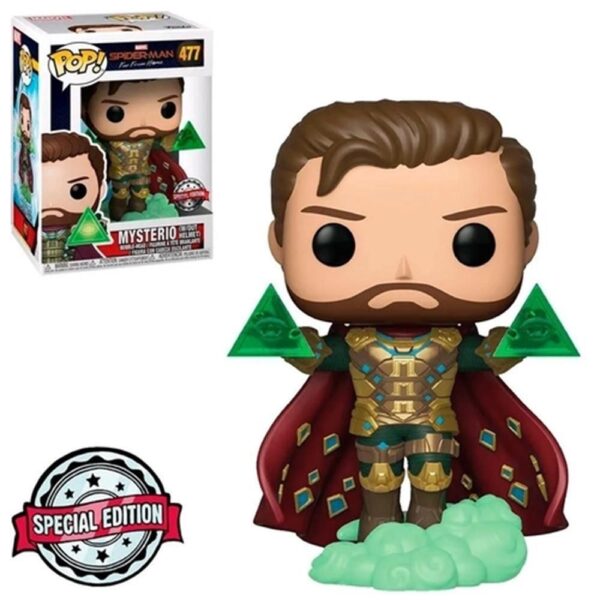 Funko Pop Marvel - Spider-Man Far From Home Mysterio 477 (Unmasked) (Special Edition) (Vaulted)