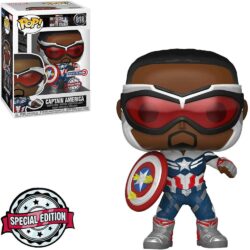 Funko Pop Marvel - The Falcon And The Winter Soldier Captain America 818 (Sam Wilson) (Year Of The Shield) (Special Edition)