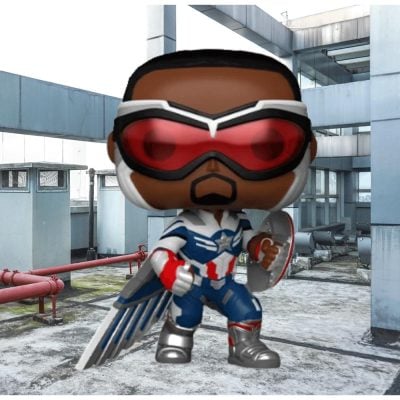 Funko Pop Marvel - The Falcon And The Winter Soldier Captain America 819 (Action Pose) (Special Edition)