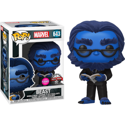 Funko Pop Marvel - X-Men 20Th Beast 643 (Flocked) (Special Edition)