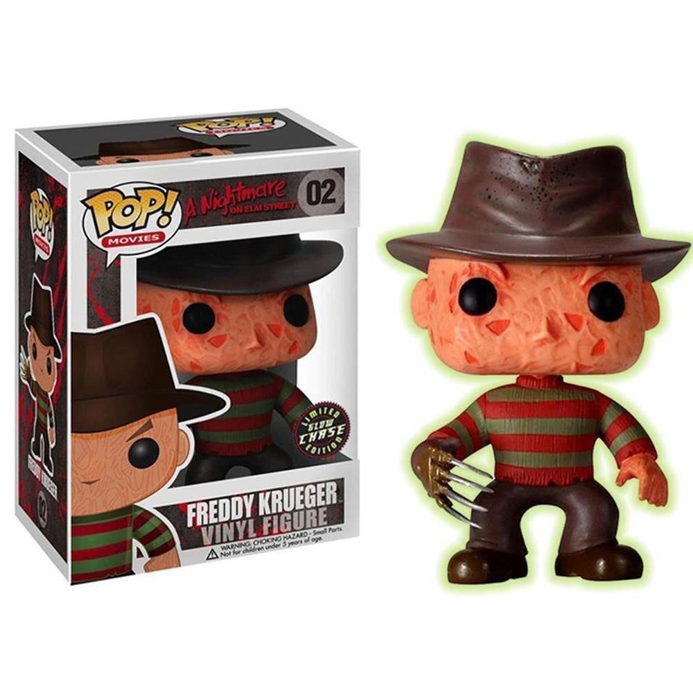 Funko Pop Movies - A Nightmare On Elm Street Freddy Krueger 02 (Glow) (Chase) (Vaulted) (Protetor) #1