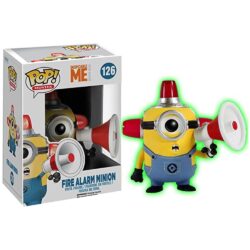 Funko Pop Movies - Despicable Me Fire Alarm Minion 126 (Glows In The Dark) (Vaulted)