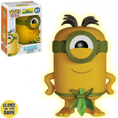 Funko Pop Movies - Minions Au Naturel 167 (Glows) (Vaulted)