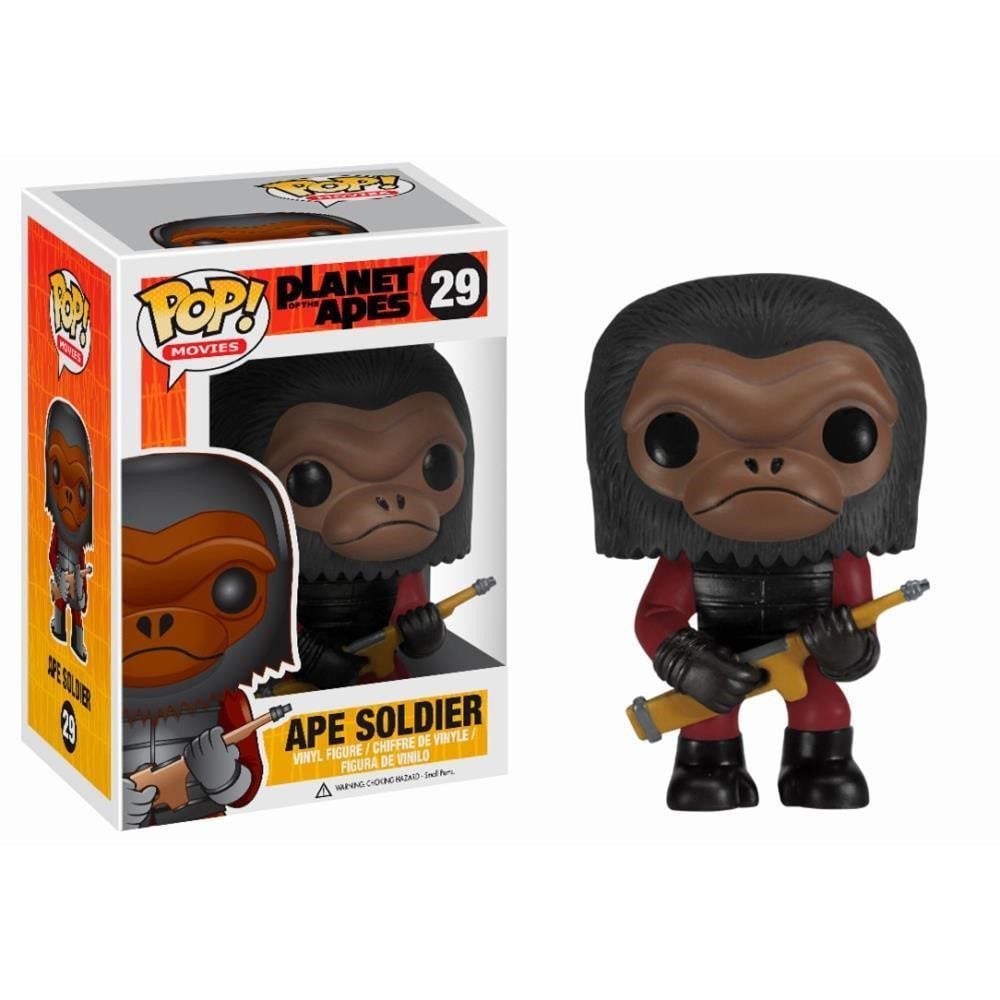 Funko Pop Movies – Planet Of The Apes Ape Soldier 29 (Vaulted) Funko Pop Movies - Planet Of The Apes Ape Soldier 29 (Vaulted)