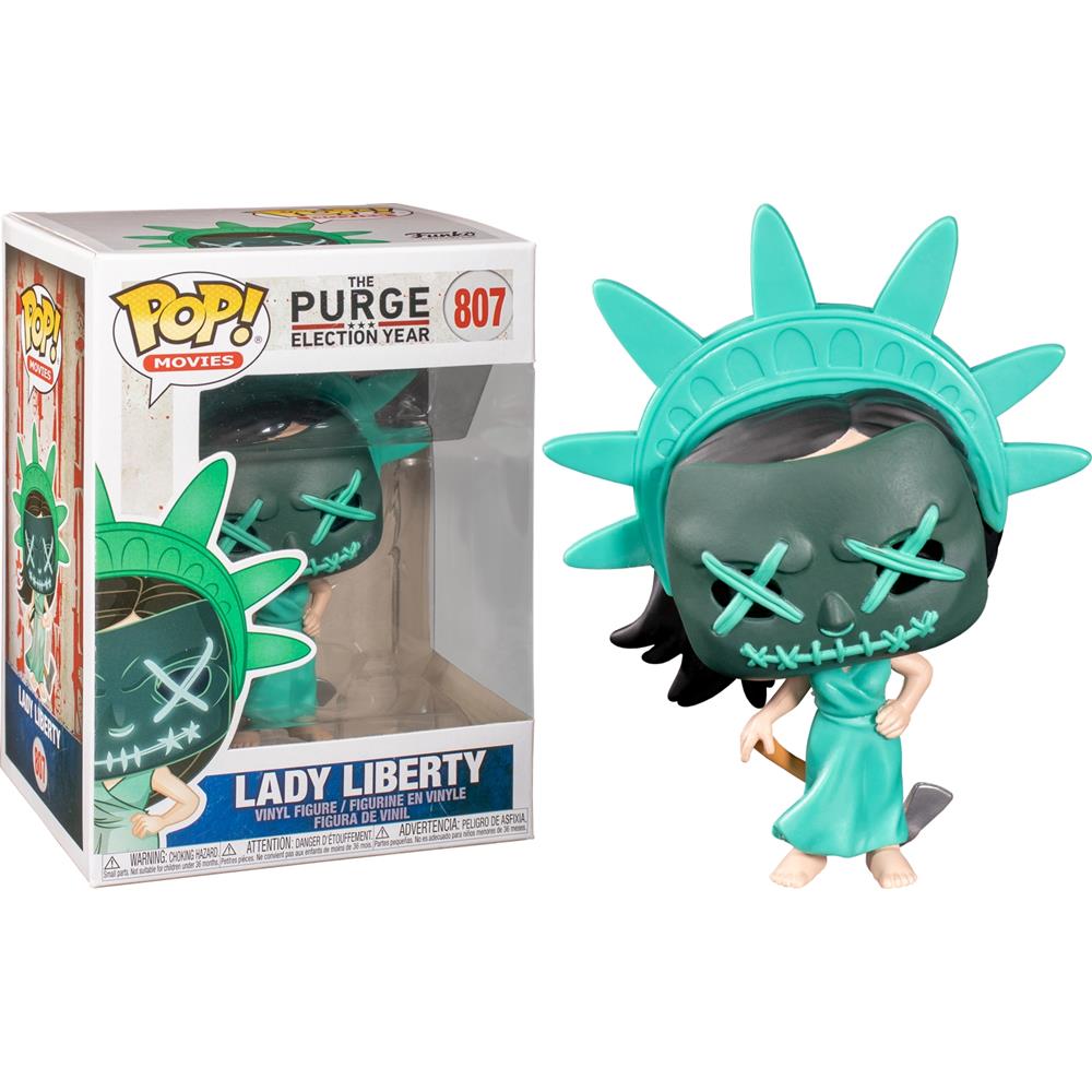Funko Pop Movies – The Purge Election Year Lady Liberty 807 Funko Pop Movies - The Purge Election Year Lady Liberty 807